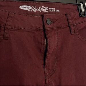 Old Navy “Rockstar” Mid-Rise Jeans